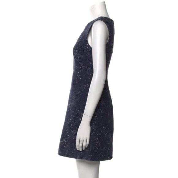 Diane von Furstenberg Crew Neck Mini Dress Size S / 4 - Picture 2 of 3